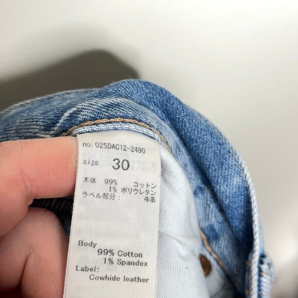 MOUSSY VINTAGE Vivian Skinny Jeans Light Blue Distressed {R12} - Picture 6 of 6